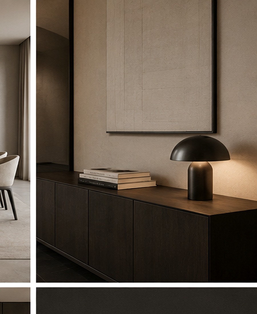 Detailaufnahme mit hochwertigen Materialien